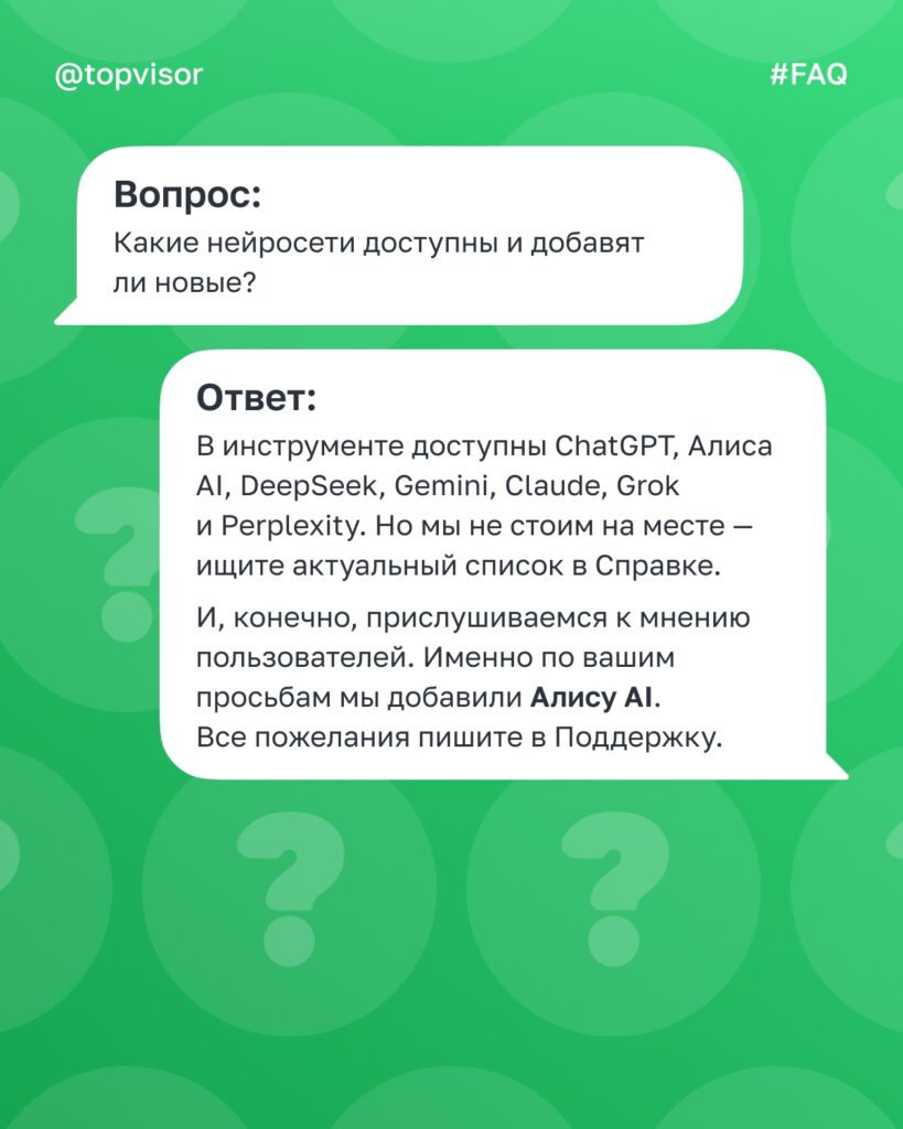 AI-трекер от Топвизор: обзор возможностей и применение в поисковой аналитике