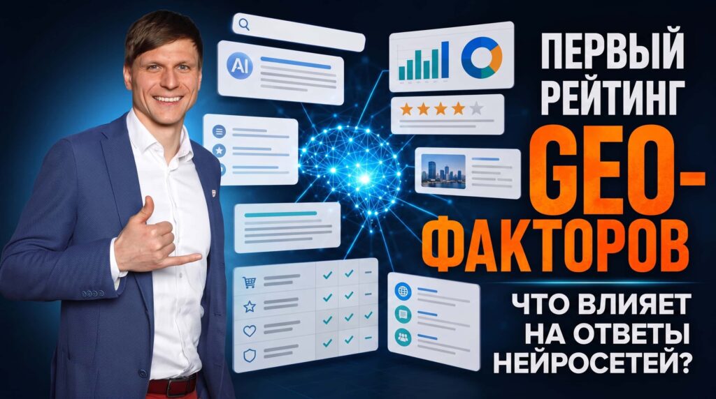 Первый рейтинг GEO-факторов: что влияет на видимость бренда в ответах нейросетей