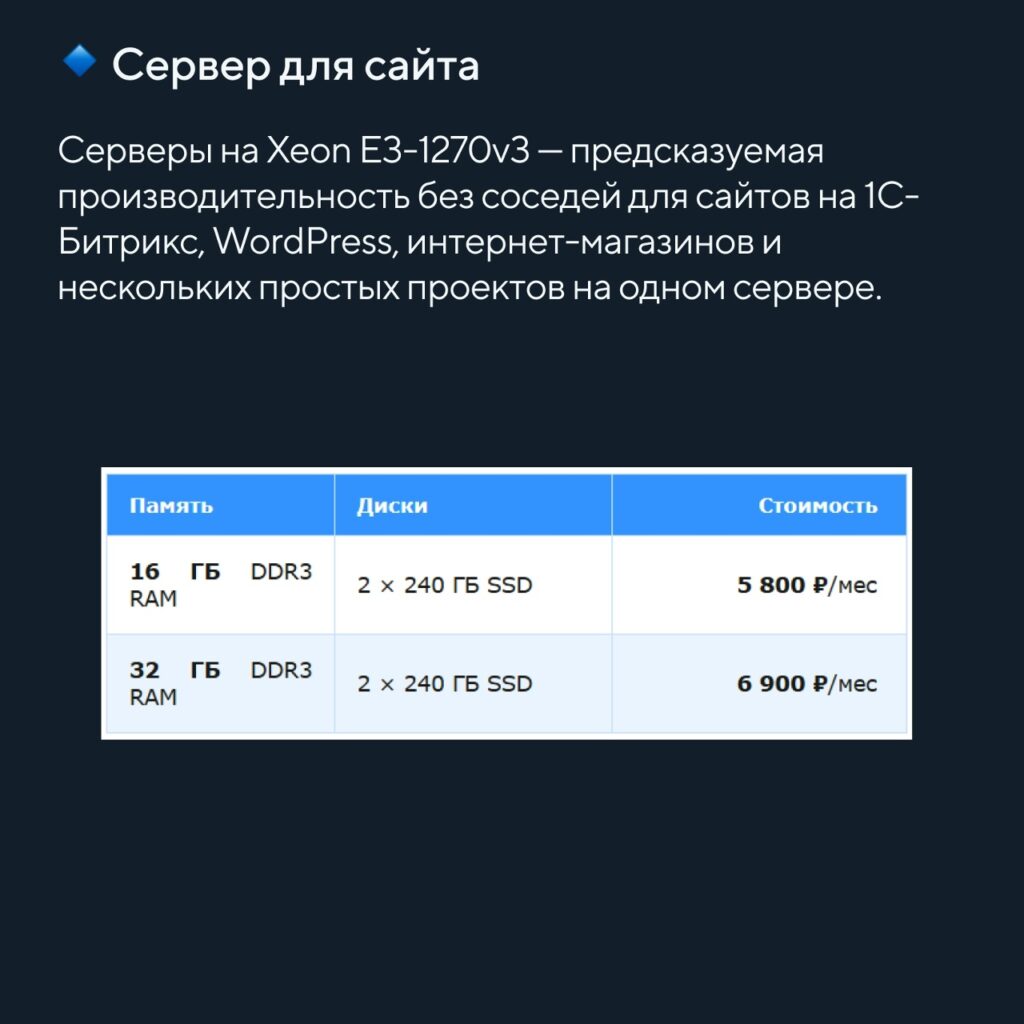 Обзор выделенных серверов на базе Xeon E3 от хостинга SpaceWeb