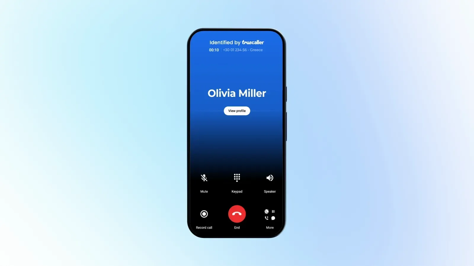 Финальный кадр проекта TRUECALLER