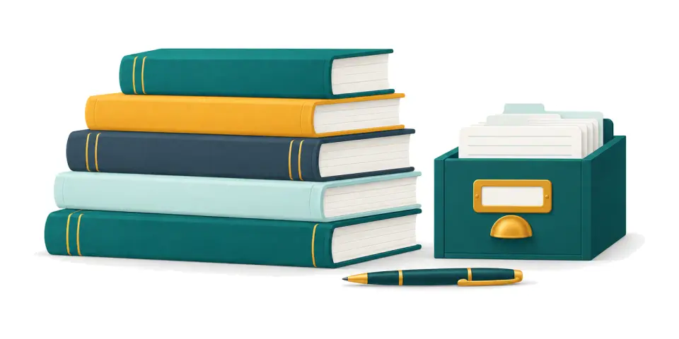 Список литературы для ВКР: книги и картотека источников