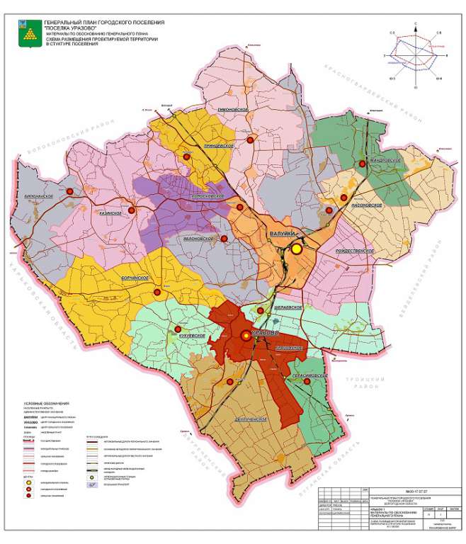 Карта валуйского района белгородской