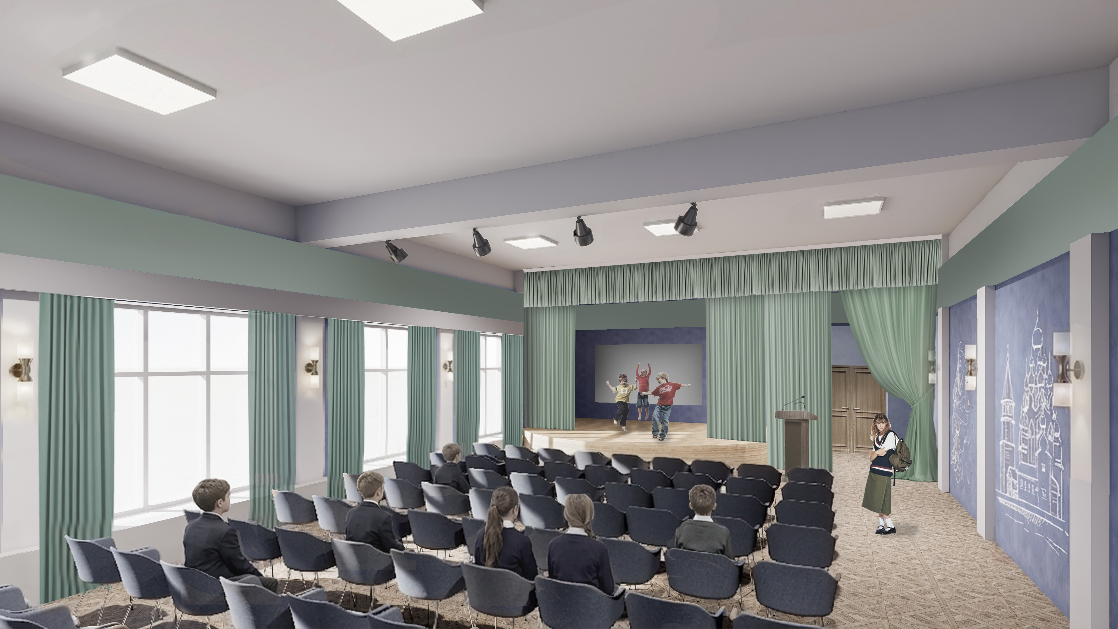 Актовый зал территория творчества