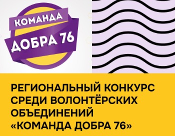 Региональный конкурс среди волонтерских объединений «Команда добра 76»