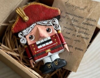 Мастер-класс по изготовлению елочной игрушки "Щелкунчик"