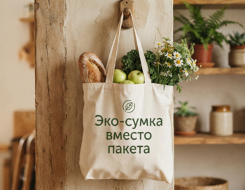 Челлендж "Эко-сумка вместо пакета"