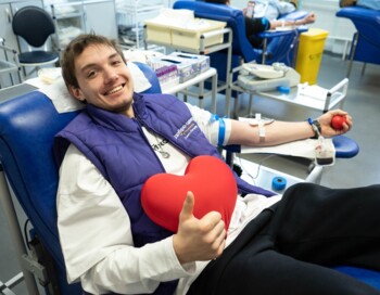 Донация в городской станции переливания крови