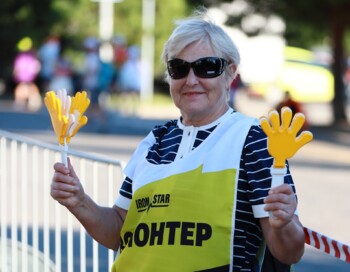 Точка поддержки IRONSTAR на Московском Полумарафоне