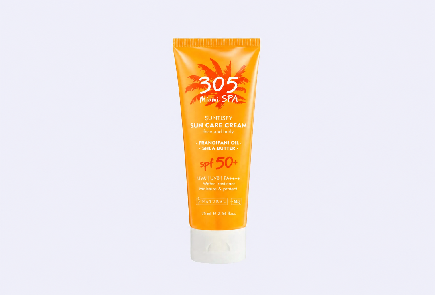 Крем для тела SPF 50+ 305 MIAMI SPA magnesium salt and Frangipani essential oil