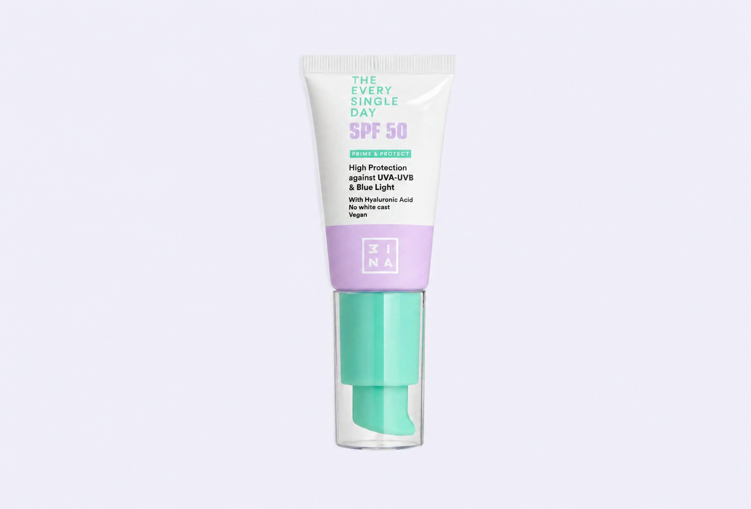 Дневной защитный крем для лица SPF50 3INA The every single day
