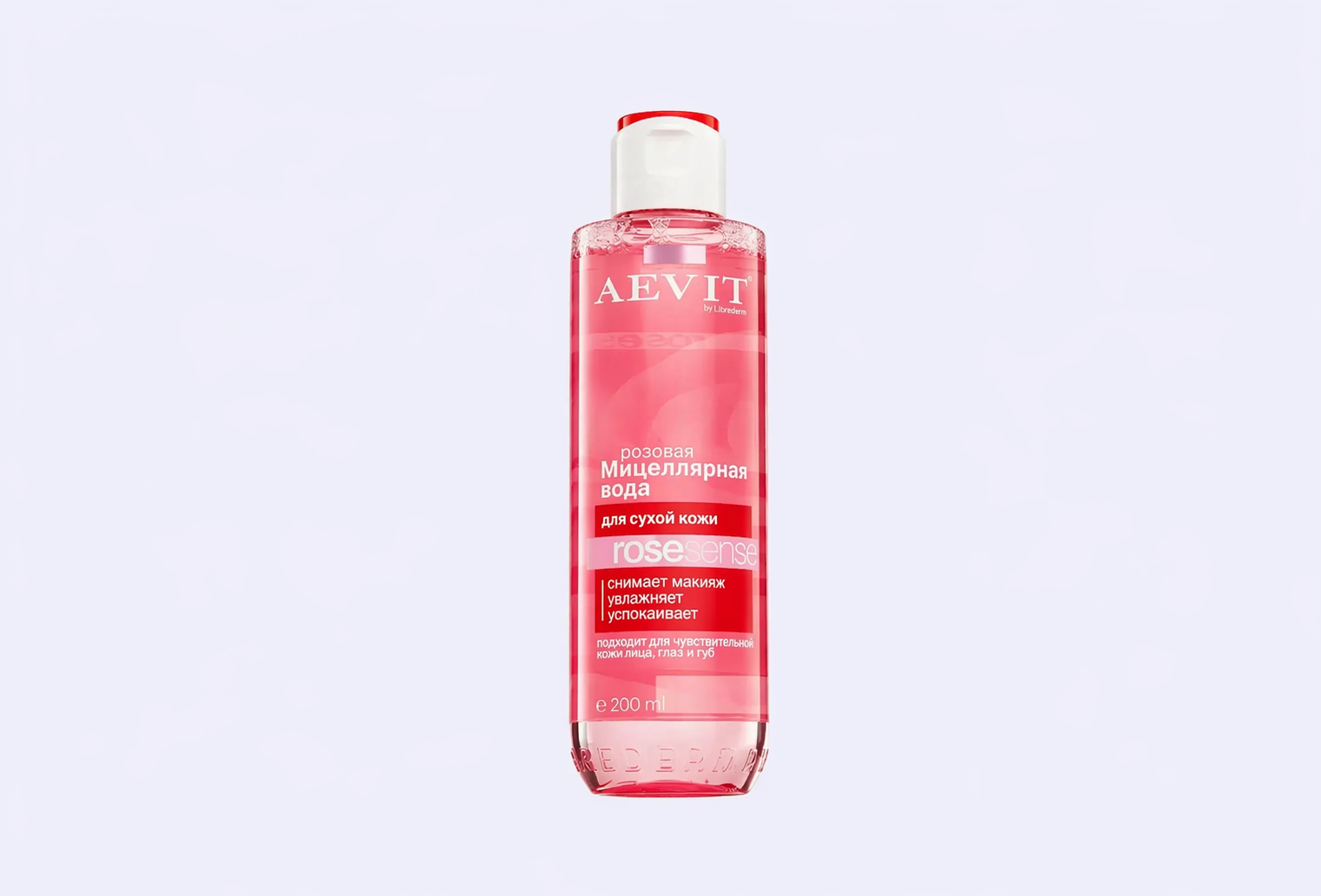 Розовая мицеллярная вода AEVIT ROSESENSE pink micellar water
