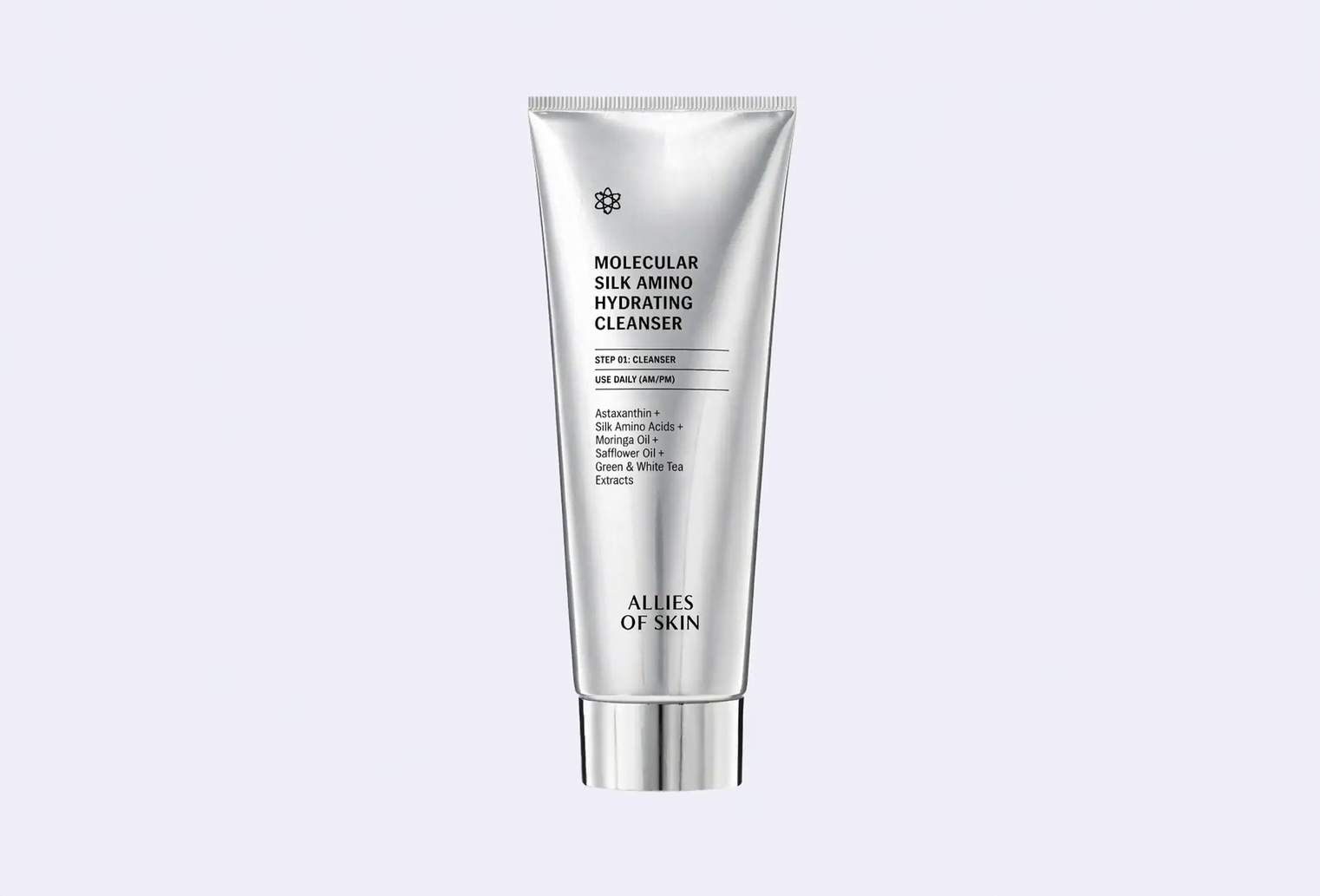 Очищающий гель для умывания лица ALLIES OF SKIN Molecular silk amino hydrating cleanser
