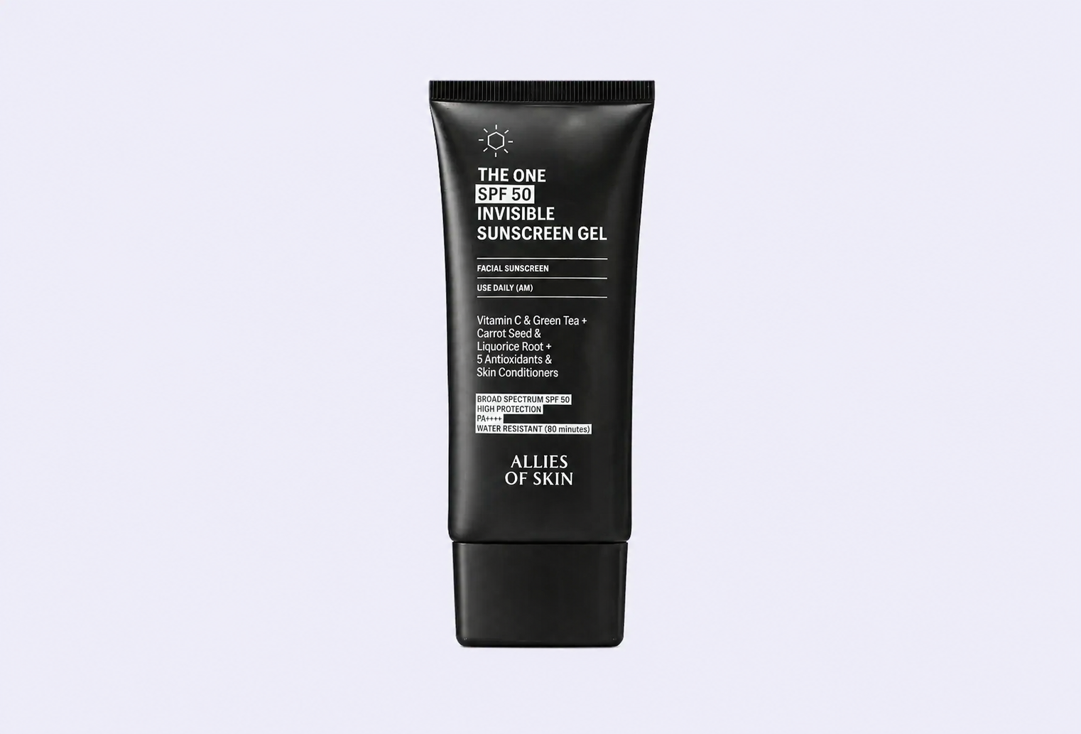 Невидимый солнцезащитный гель для лица SPF 50 ALLIES OF SKIN The One Invisible Sunscreen Gel