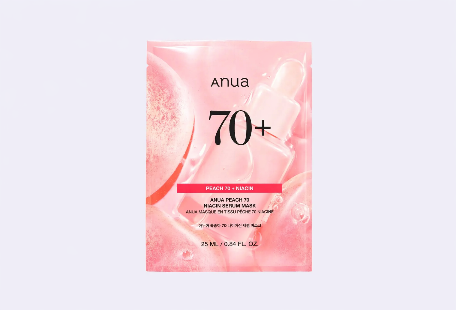 Тканевая маска-сыворотка для лица ANUA PEACH NIACIN SERUM