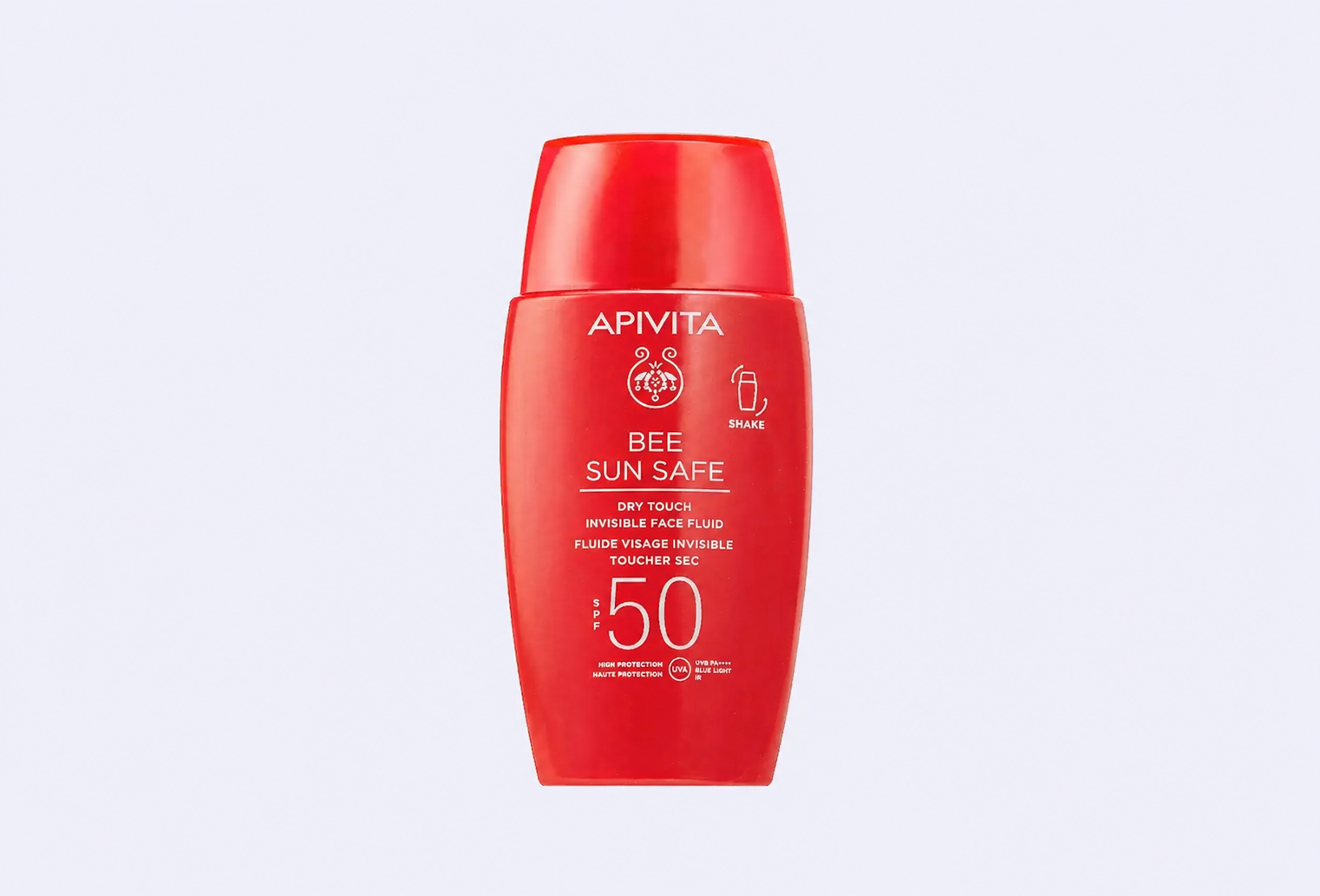 Солнцезащитная невидимая эмульсия для лица SPF50 APIVITA marine algae and propolis