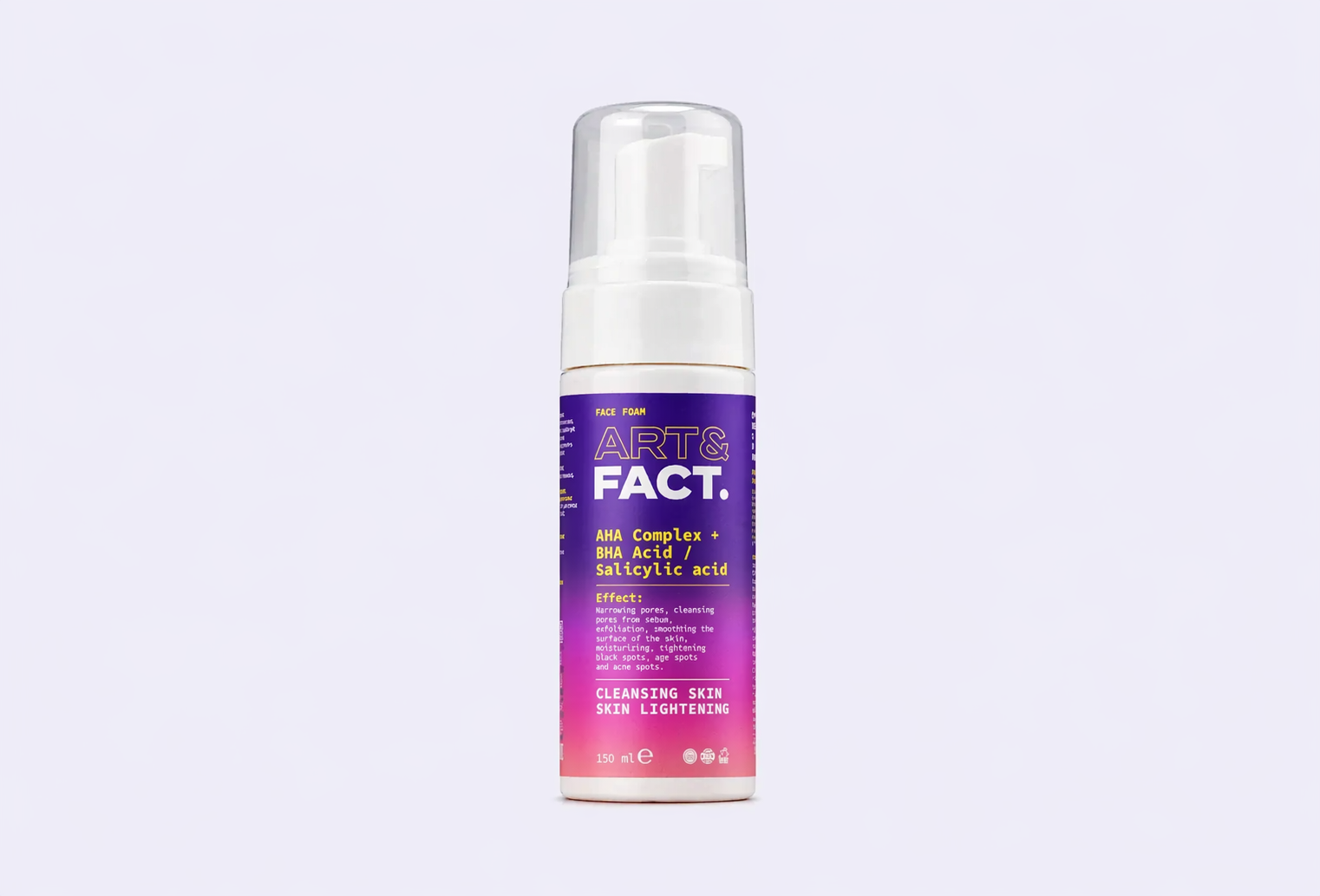 Пенка для умывания лица ART & FACT AHA Complex+BHA Acid/Salicylic acid