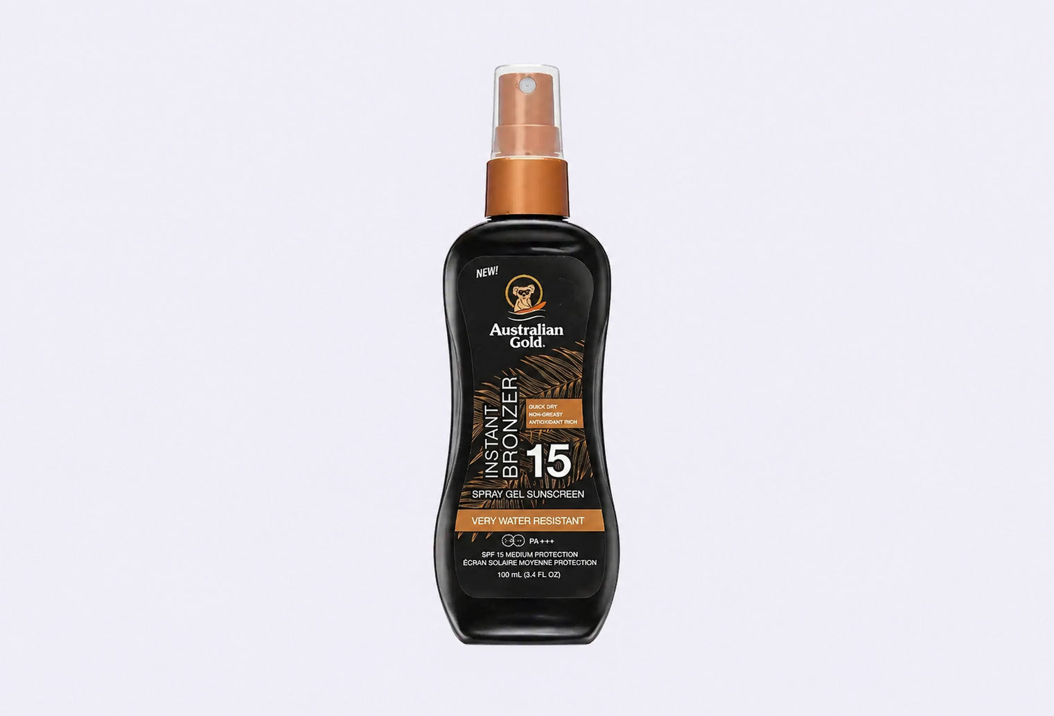 Солнцезащитный спрей-гель SPF 15 AUSTRALIAN GOLD Instant Bronzer