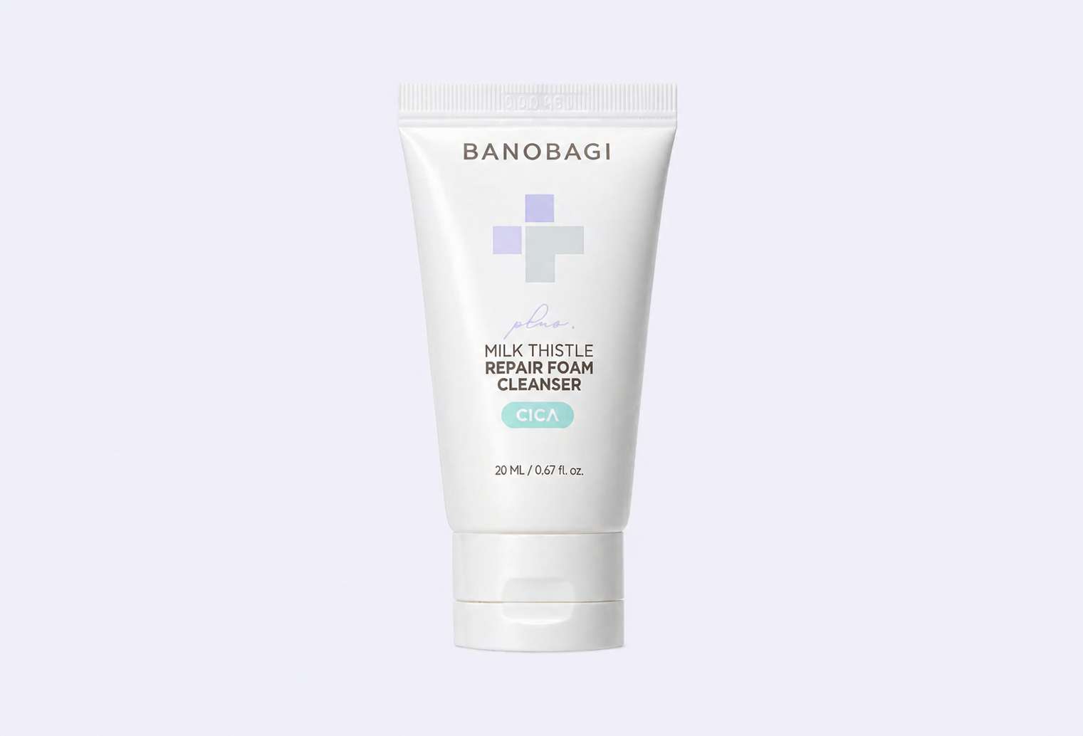 Успокаивающая пенка для умывания BANOBAGI Milk thistle repair cica foam cleanser plus