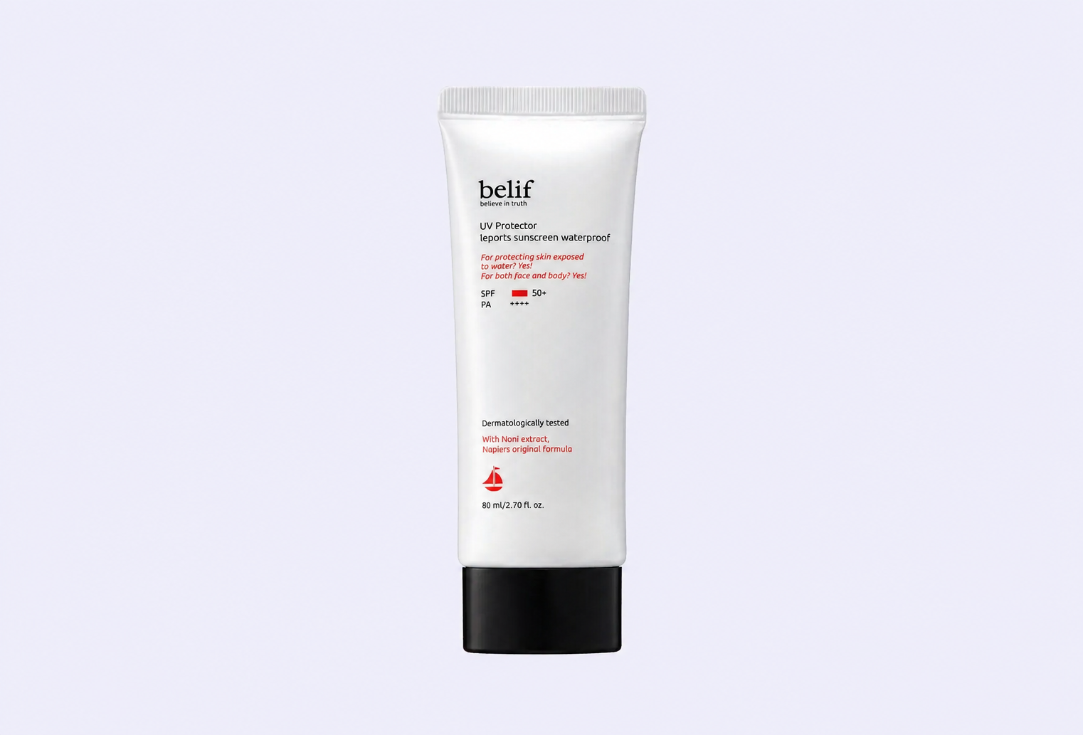 Водостойкий солнцезащитный крем для лица и тела SPF50+ PA++++ BELIF UV Protector leports sunscreen waterproof