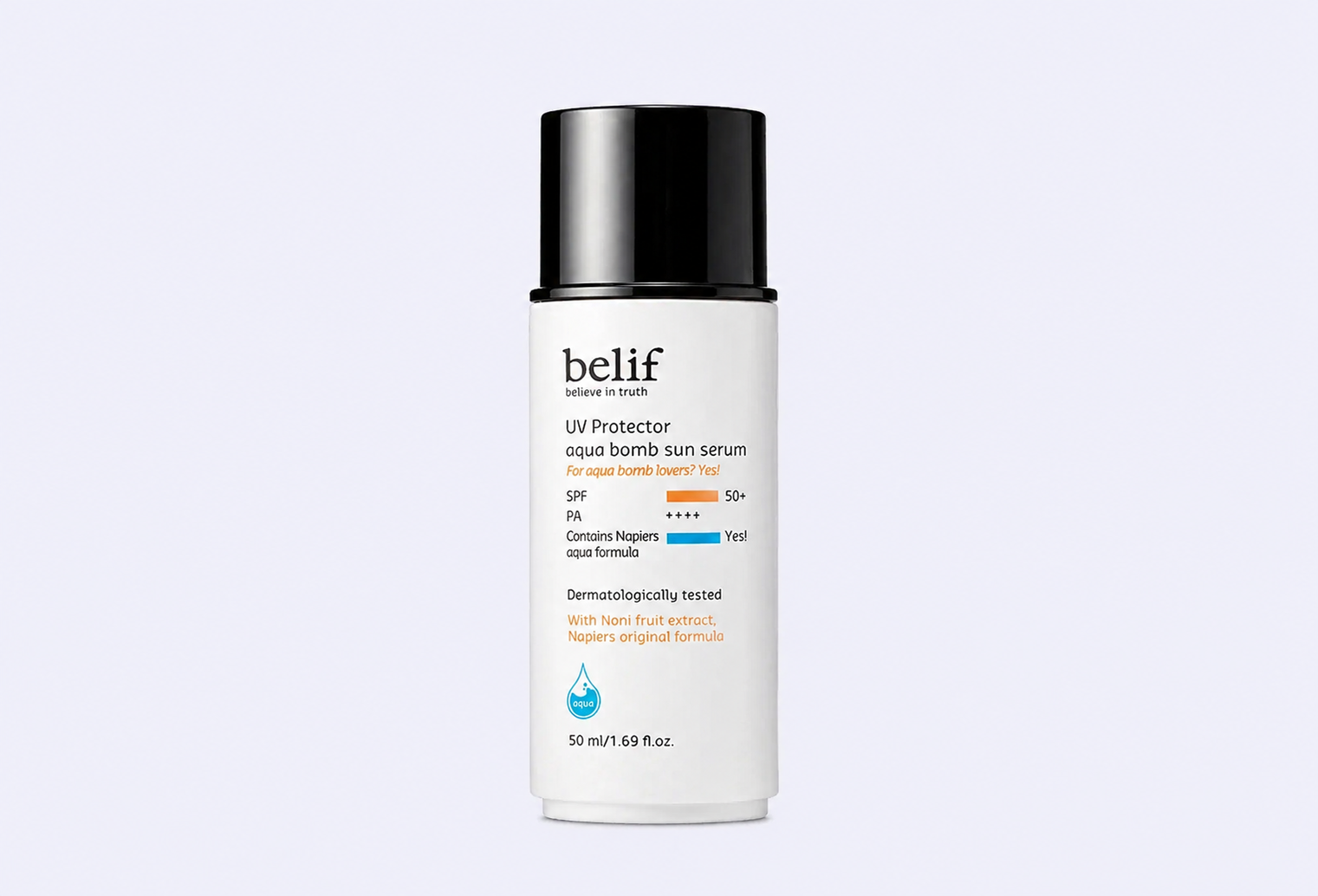 Солнцезащитная сыворотка для лица SPF50+ PA++++ BELIF UV Protector aqua bomb sun serum