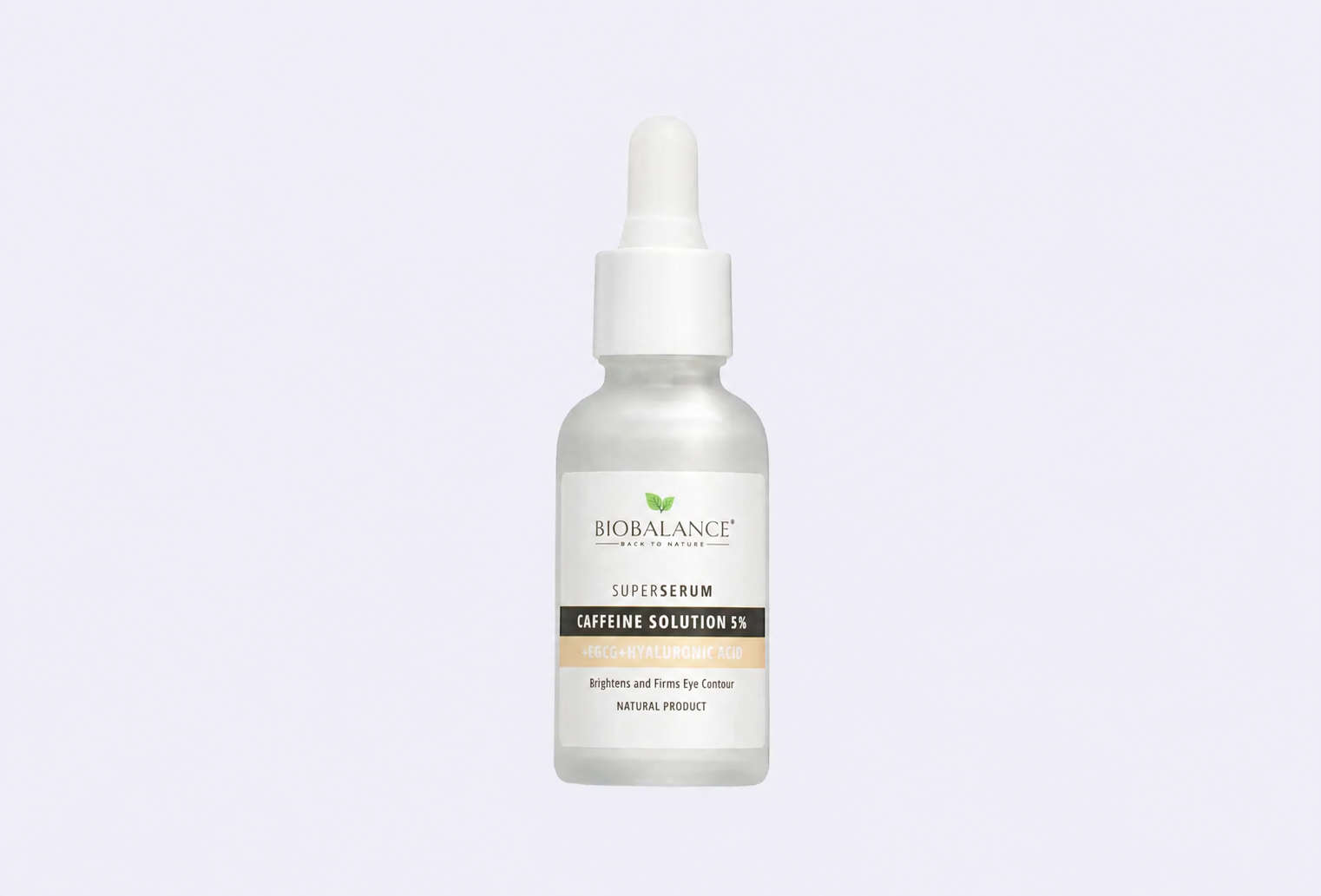 Сыворотка для кожи вокруг глаз BIOBALANCE CAFFEINE SOLUTION 5% EGCG & HYALURONIC ACID
