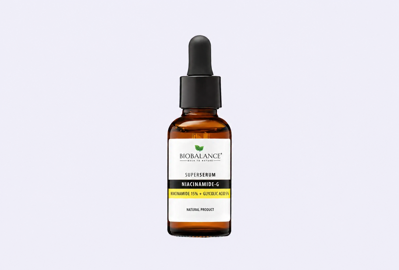 Сыворотка для лица BIOBALANCE NIACINAMIDE 15% & GLYCOLIC ACID 5%