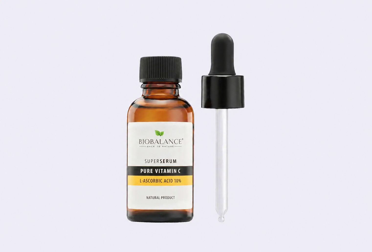 Осветляющая сыворотка для лица BIOBALANCE PURE VITAMIN C L-ASCORBIC ACID 10%