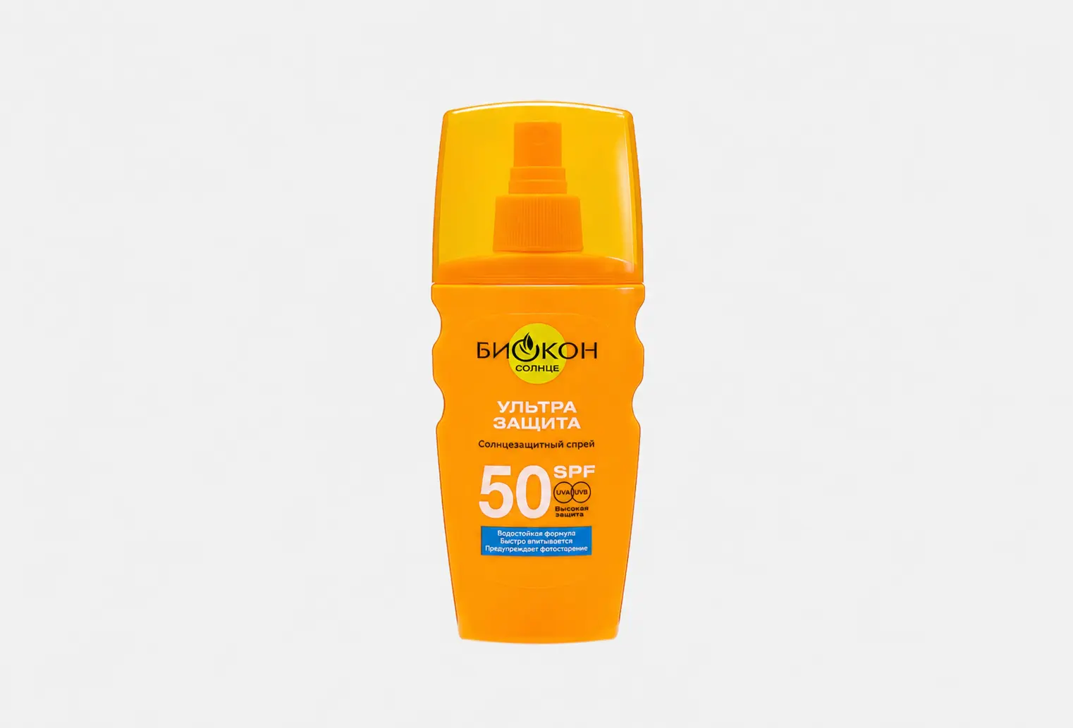 Солнцезащитный спрей для тела SPF 50 БИОКОН Sunscreen spray