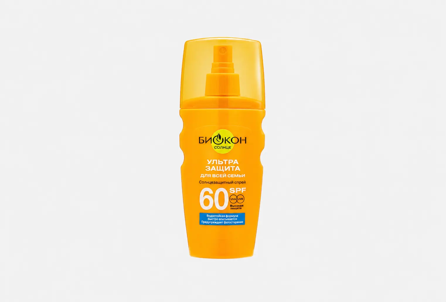 Солнцезащитный спрей для тела SPF 60 БИОКОН Sunscreen spray