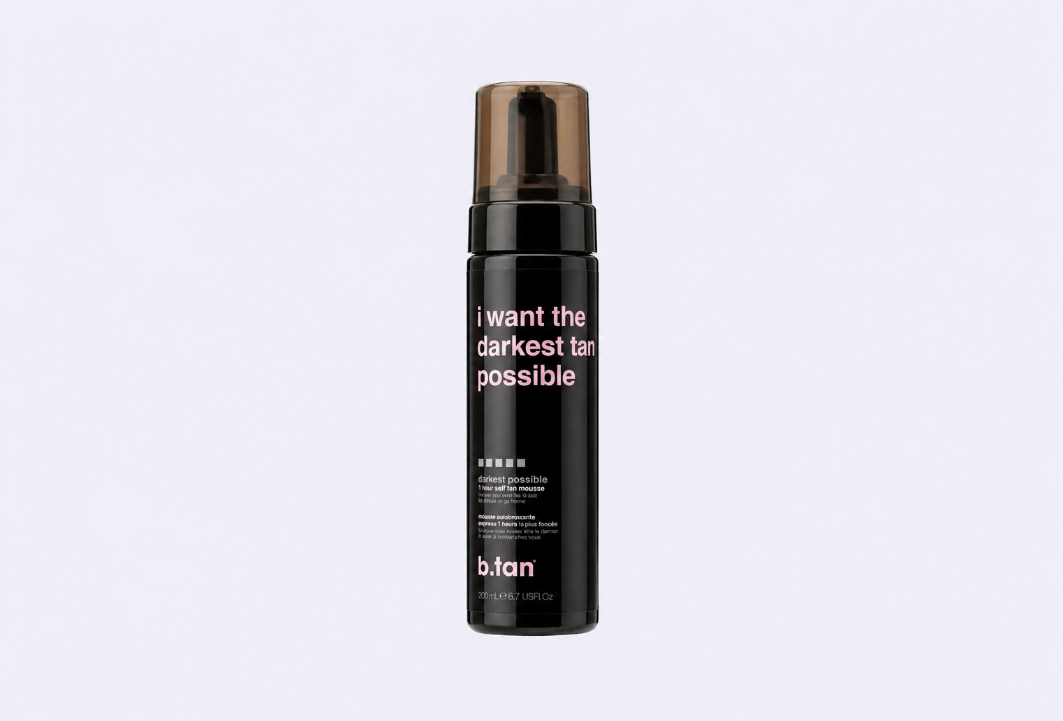 Мусс-автозагар для тела B.TAN I want the darkest tan possible self tan mousse