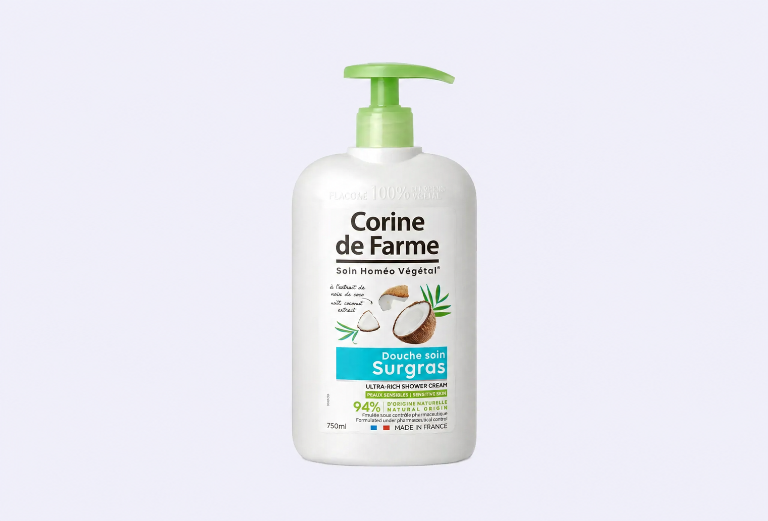 Крем для душа CORINE DE FARME Coconut extract