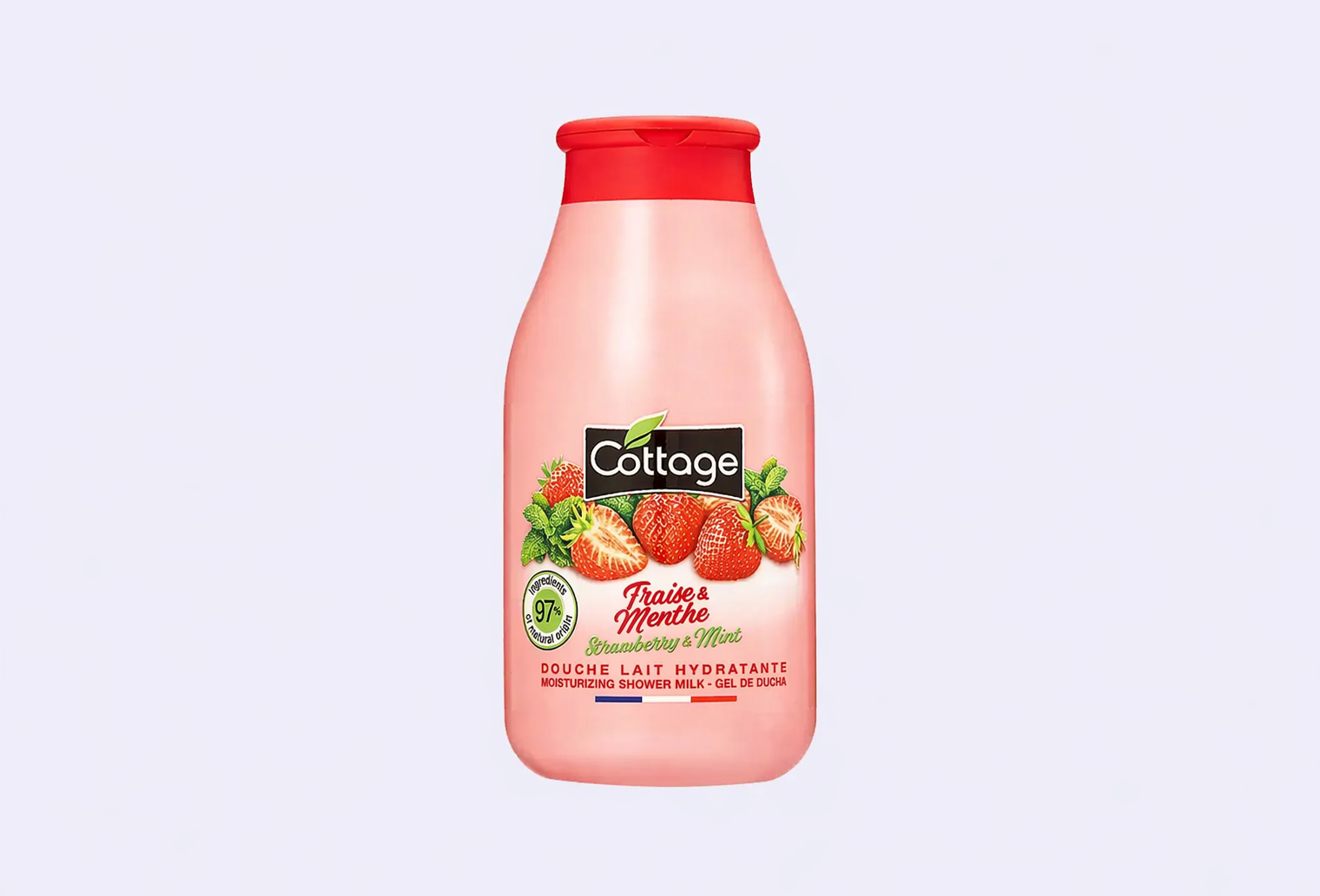 Молочко для душа COTTAGE STRAWBERRY & MINT