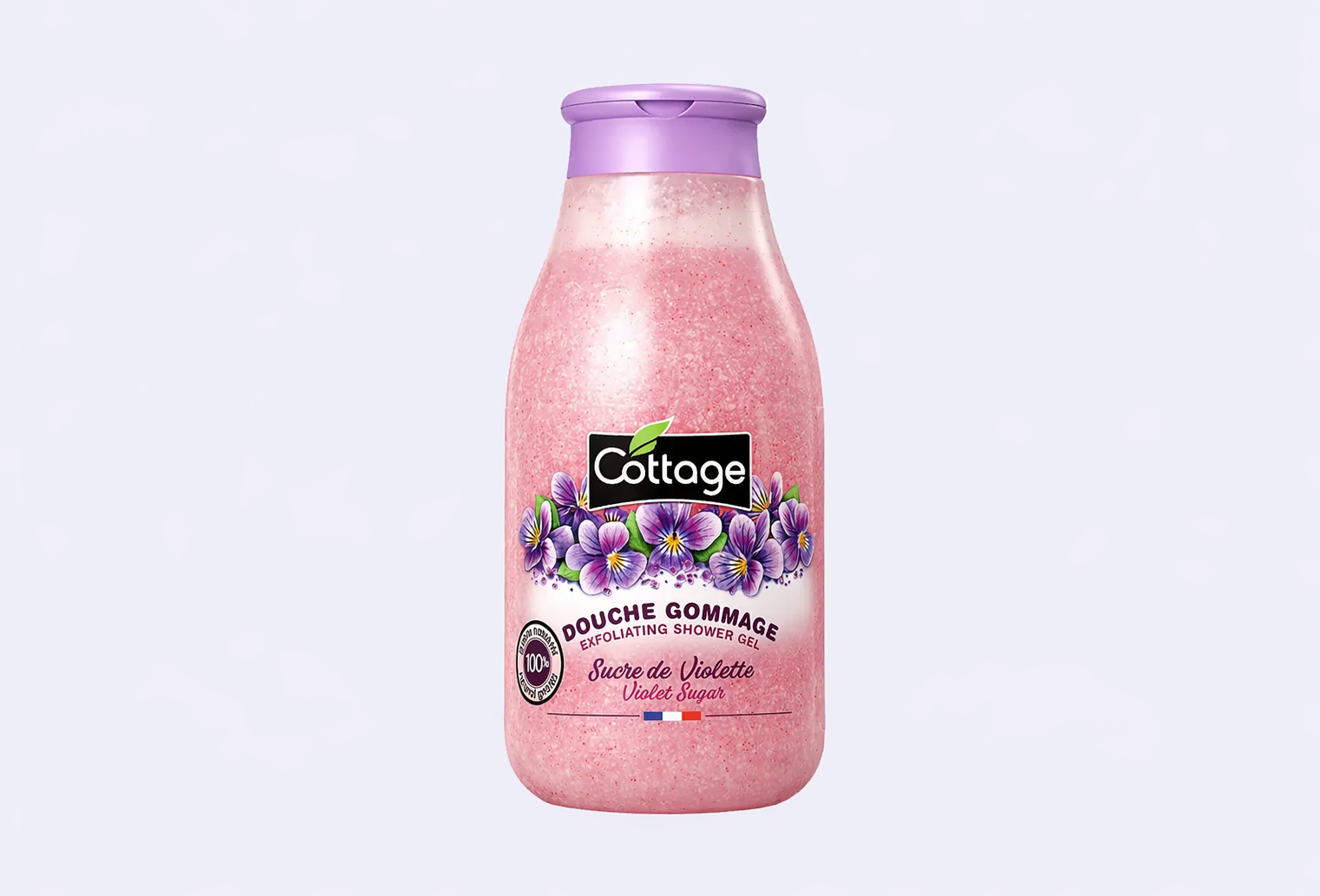 Отшелушивающий гель для душа COTTAGE Violet Sugar