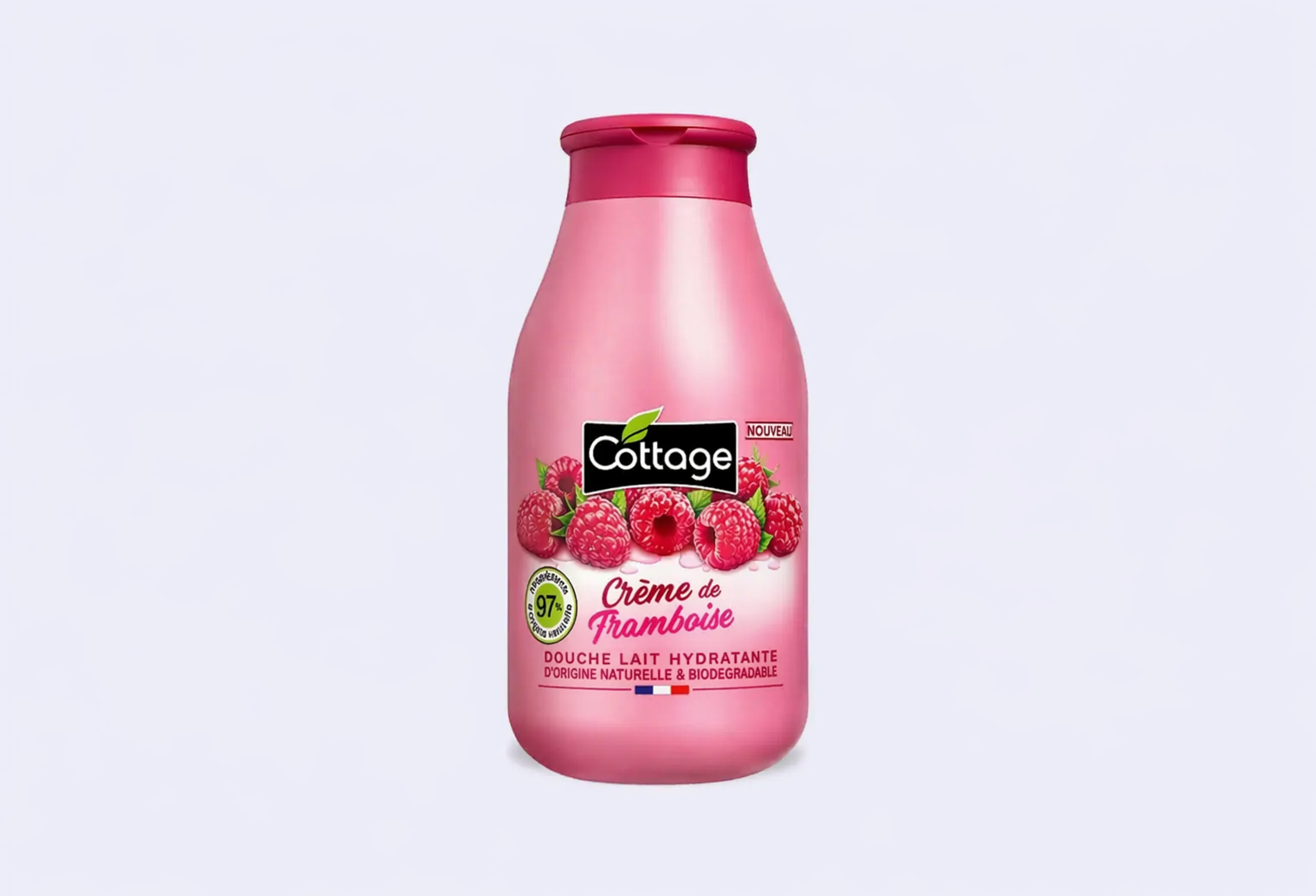 Молочко для душа COTTAGE RASPBERRY CREAM