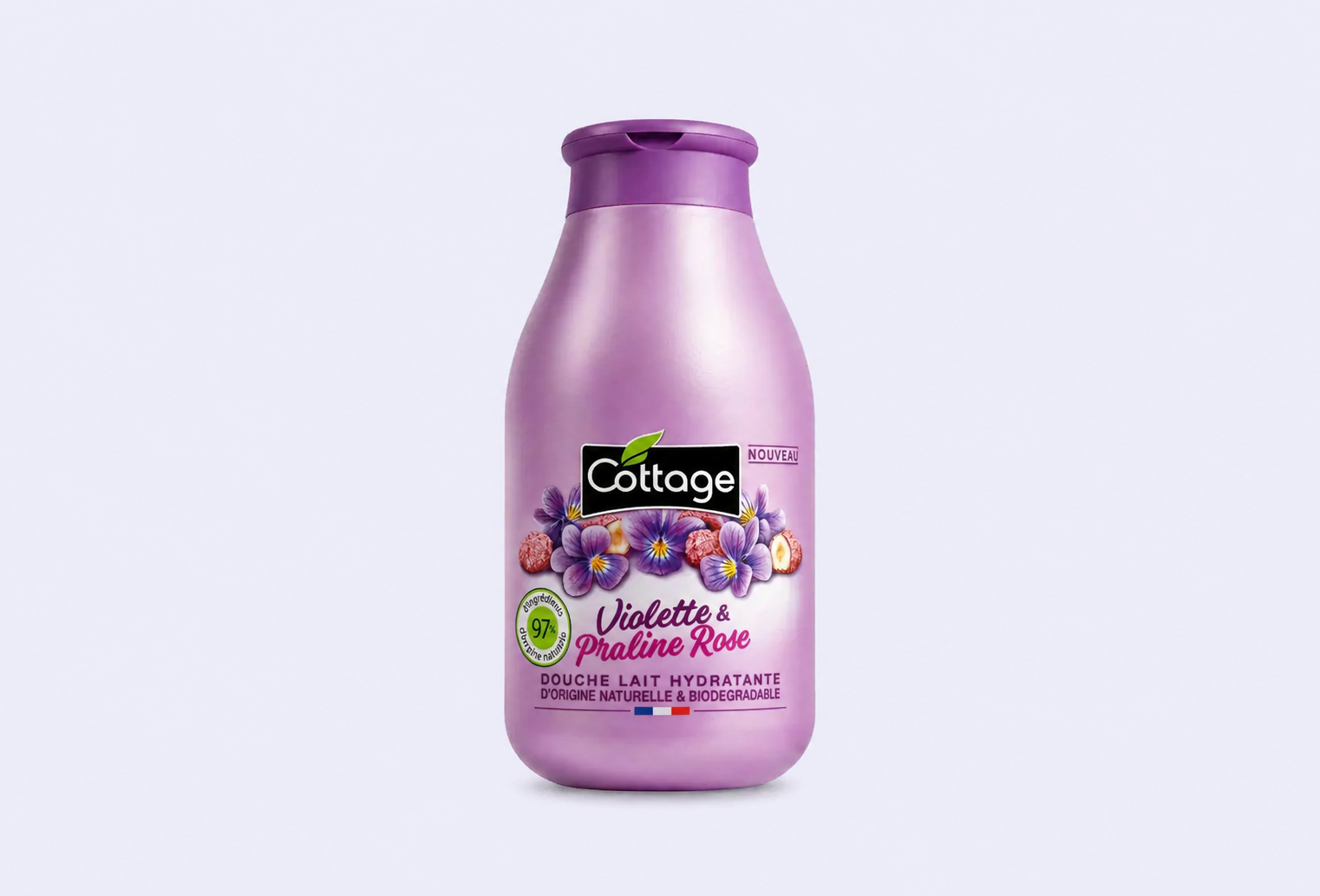 Молочко для душа COTTAGE VIOLET & PINK PRALINE