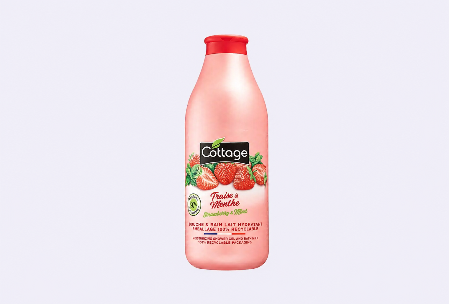 Гель для душа и пена COTTAGE STRAWBERRY & MINT