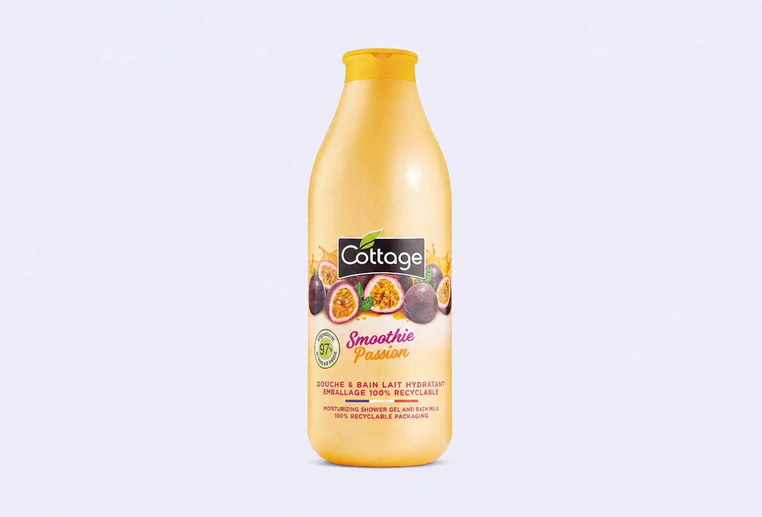 Гель для душа и пена для ванны 2 в 1 COTTAGE SMOOTHIE PASSION