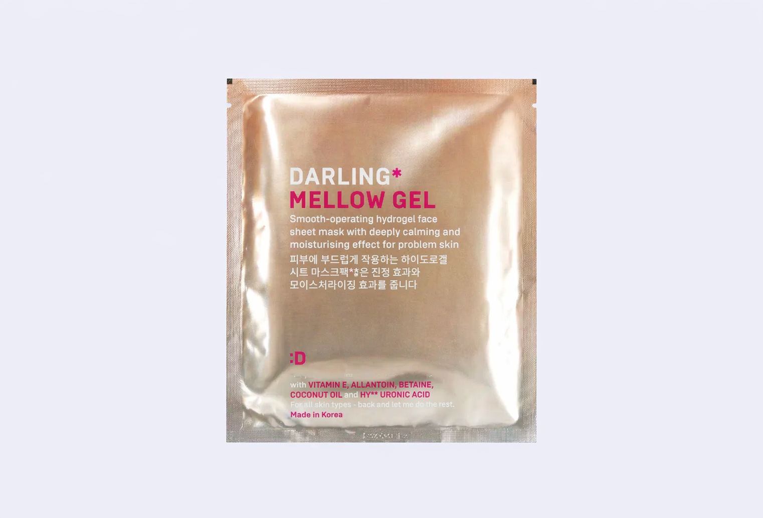 Маска-желе DARLING Mellow Gel SMOOTH-OPERATING HYDROGEL MASK