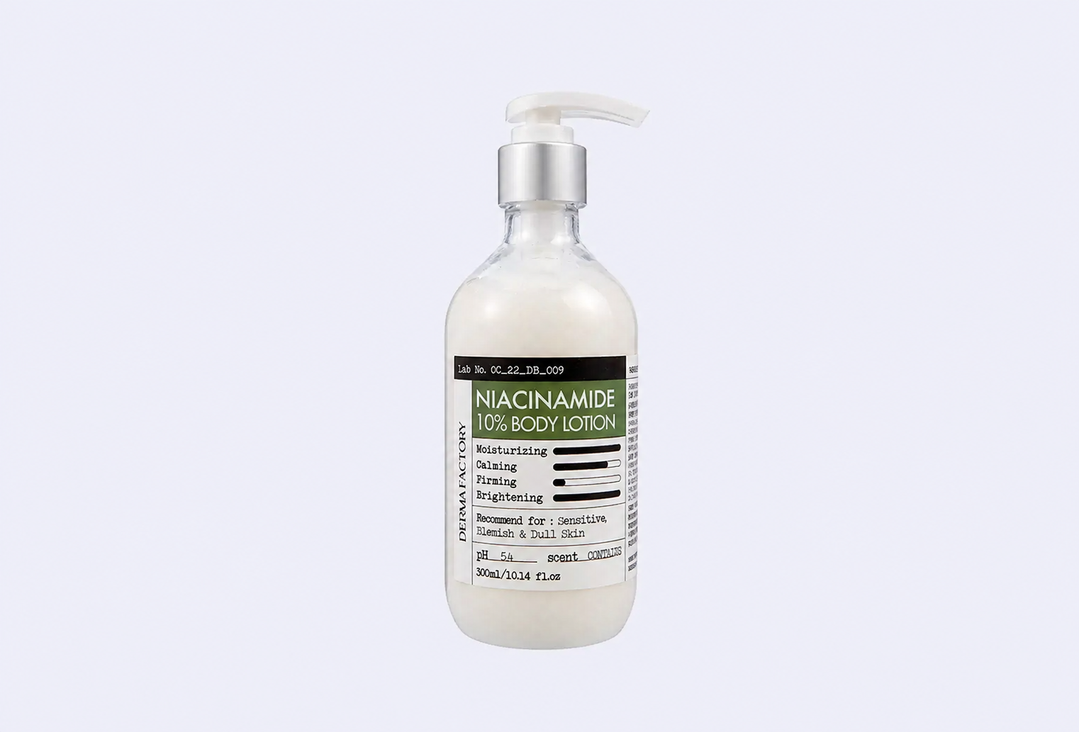 Лосьон для тела DERMA FACTORY NIACINAMIDE 10% BODY LOTION