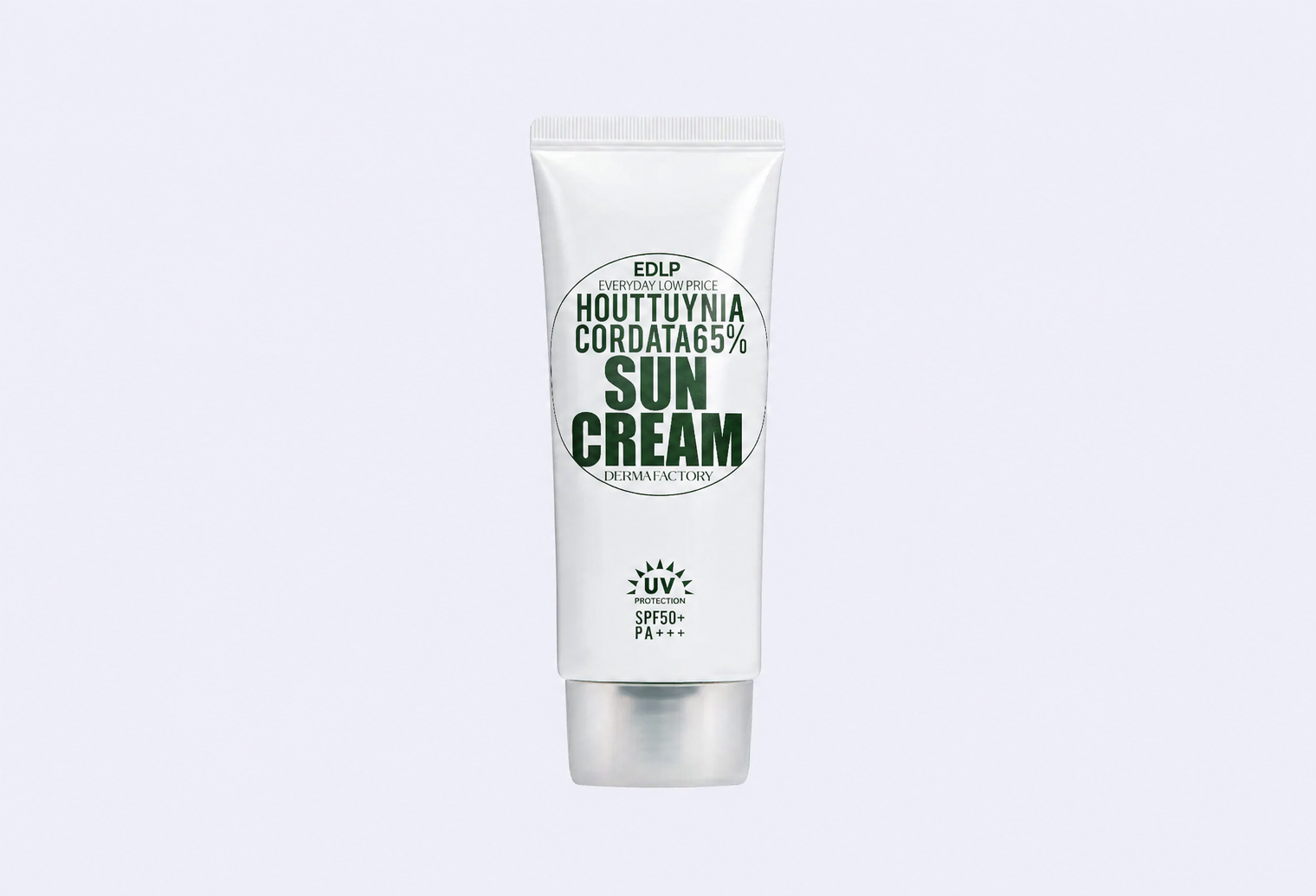 Солнцезащитный крем SPF 50 DERMA FACTORY Houttuynia Cordata 65% Sun Cream