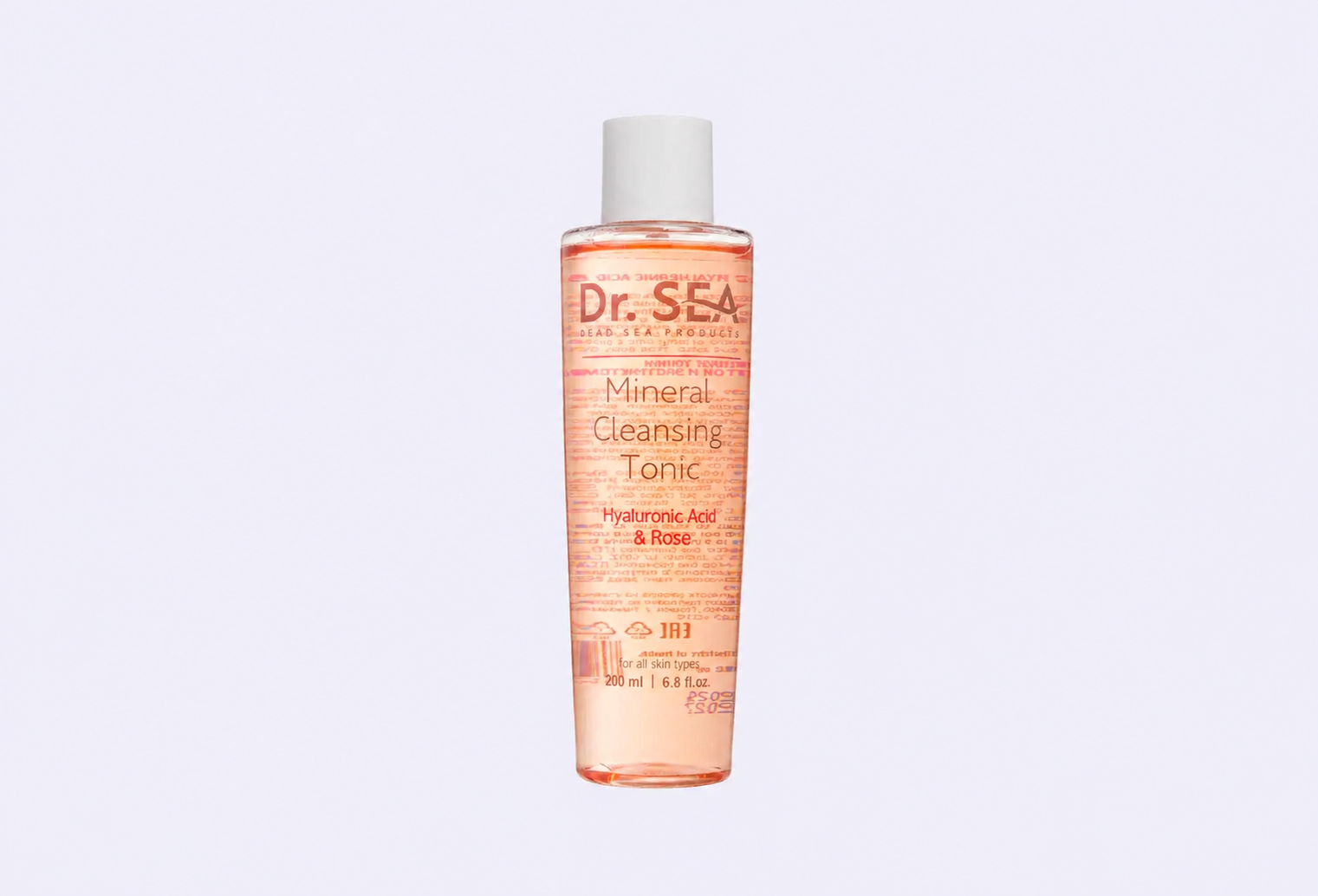 Минеральный тоник для лица DR.SEA HYALURONIC ACID & ROSE