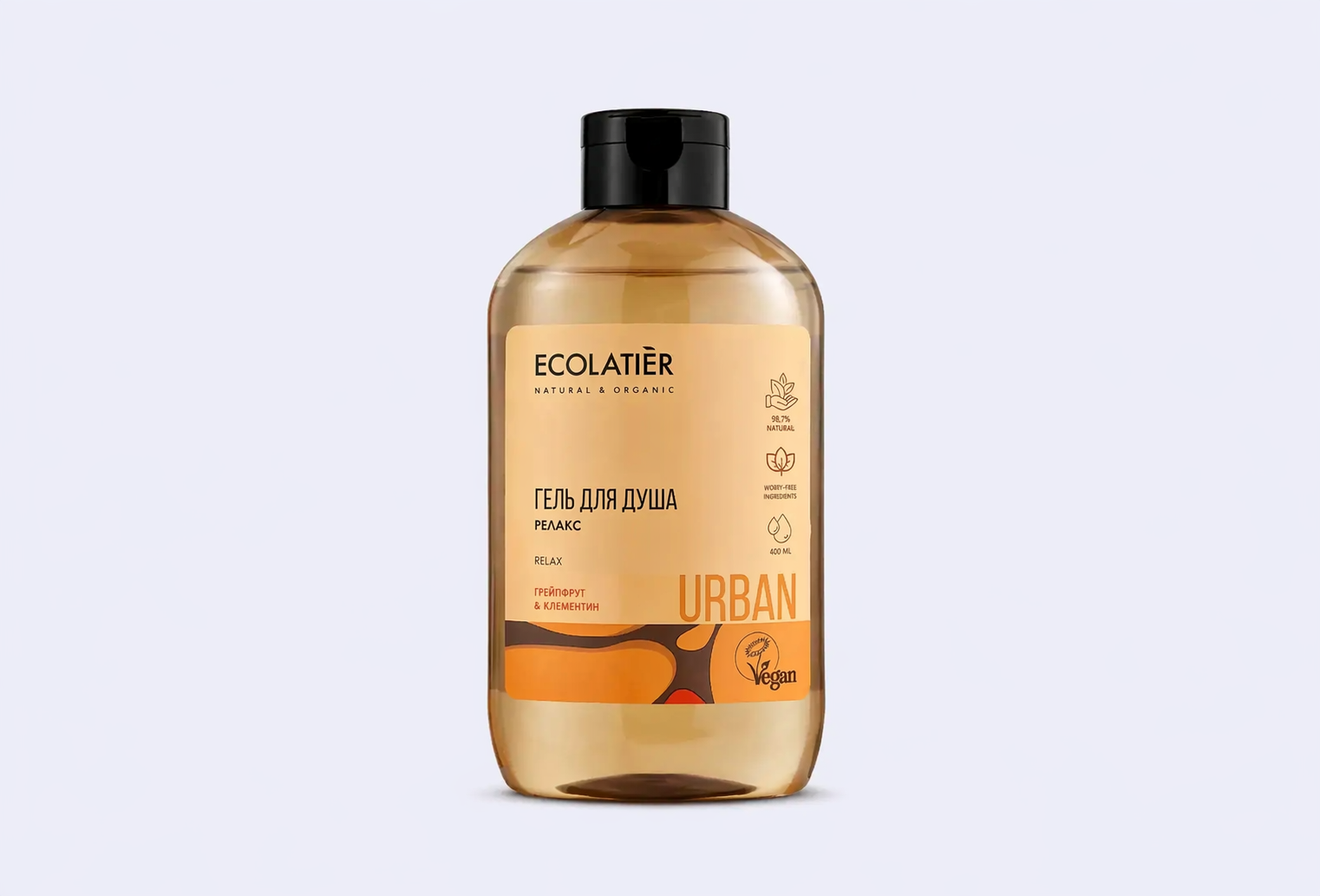 Гель для душа ECOLATIER RELAX GRAPEFRUIT & CLEMENTINE