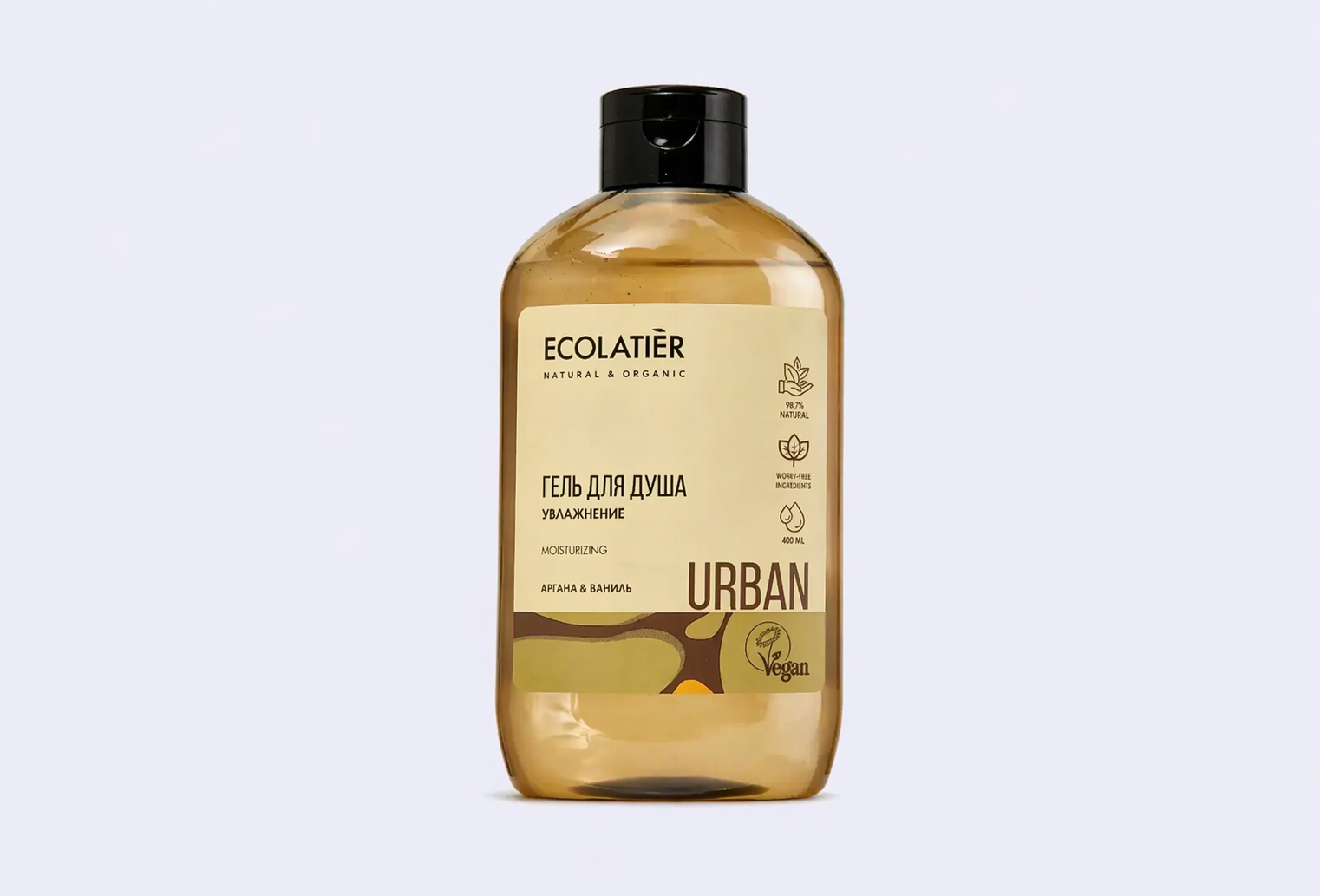 Гель для душа ECOLATIER ARGAN & VANIL