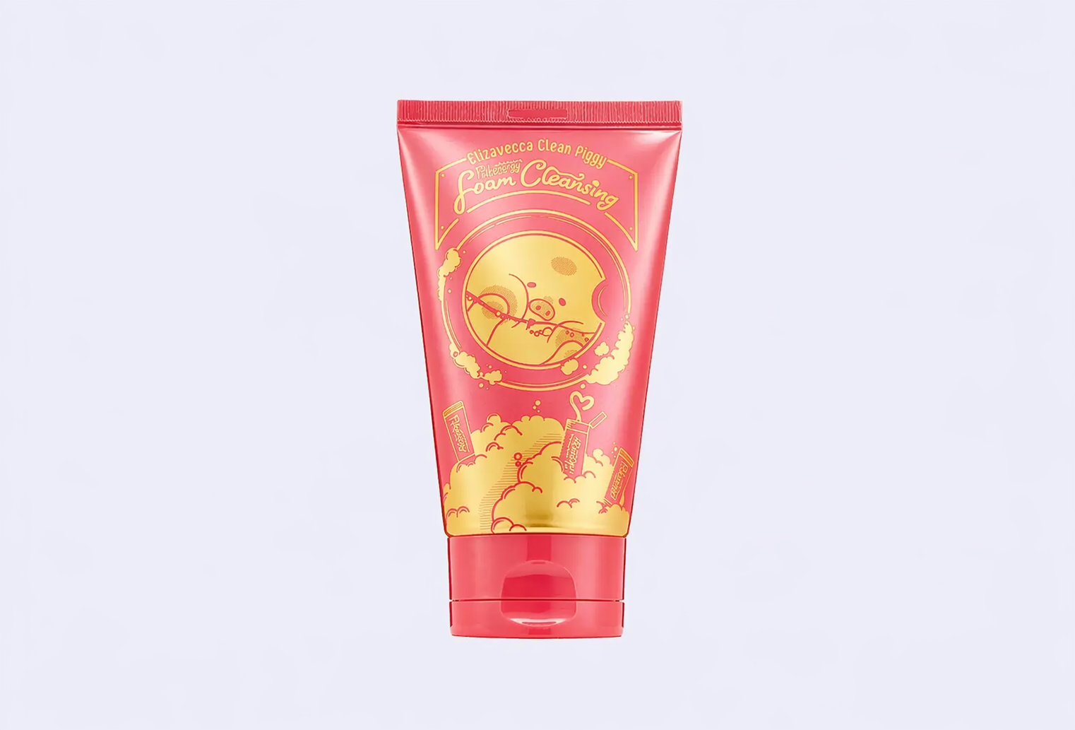 Пенка для умывания ELIZAVECCA Clean Piggy Pinkenergy Foam Cleansing