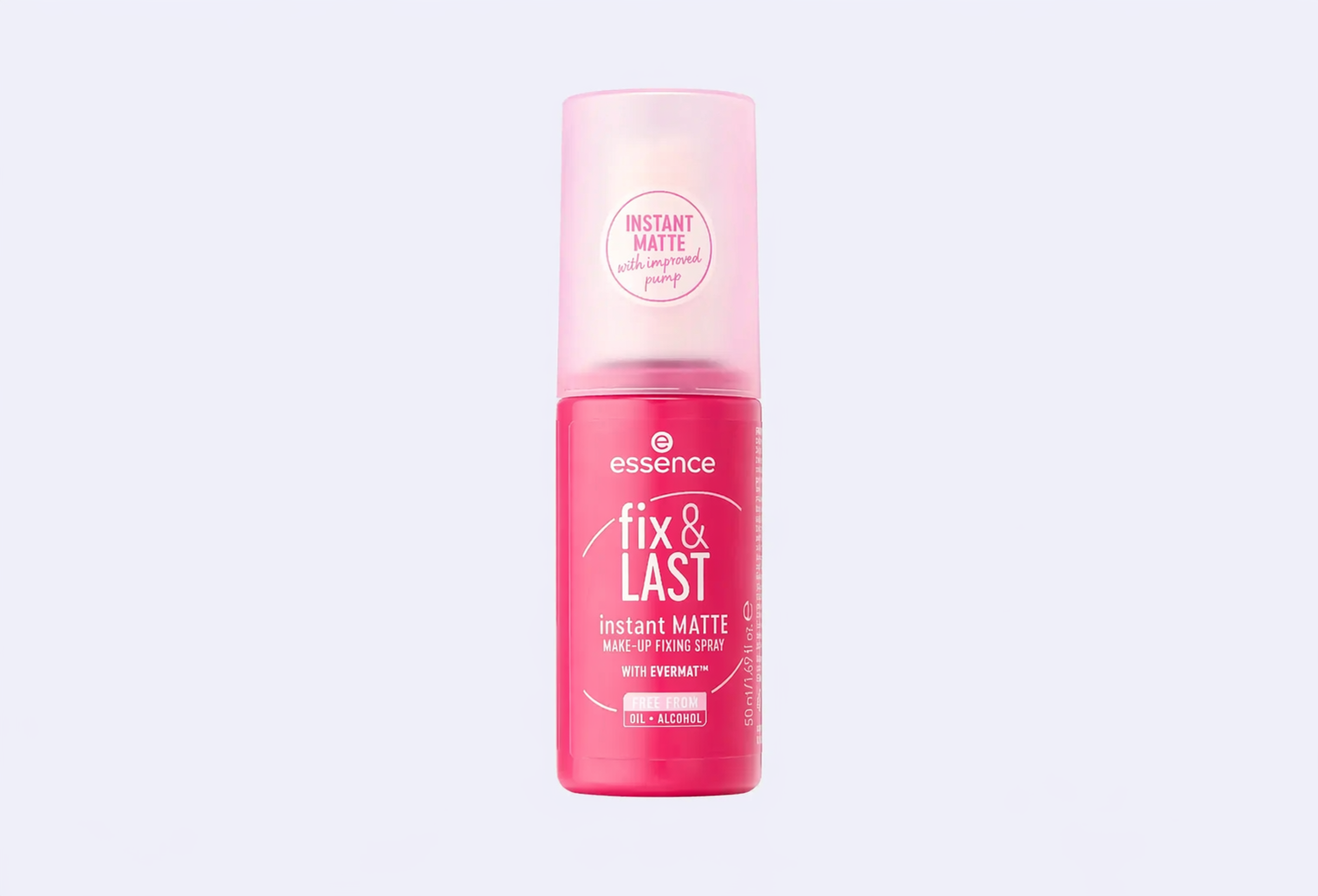 Фиксирующий спрей для лица ESSENCE Fix & last instant matte make-up fixing spray