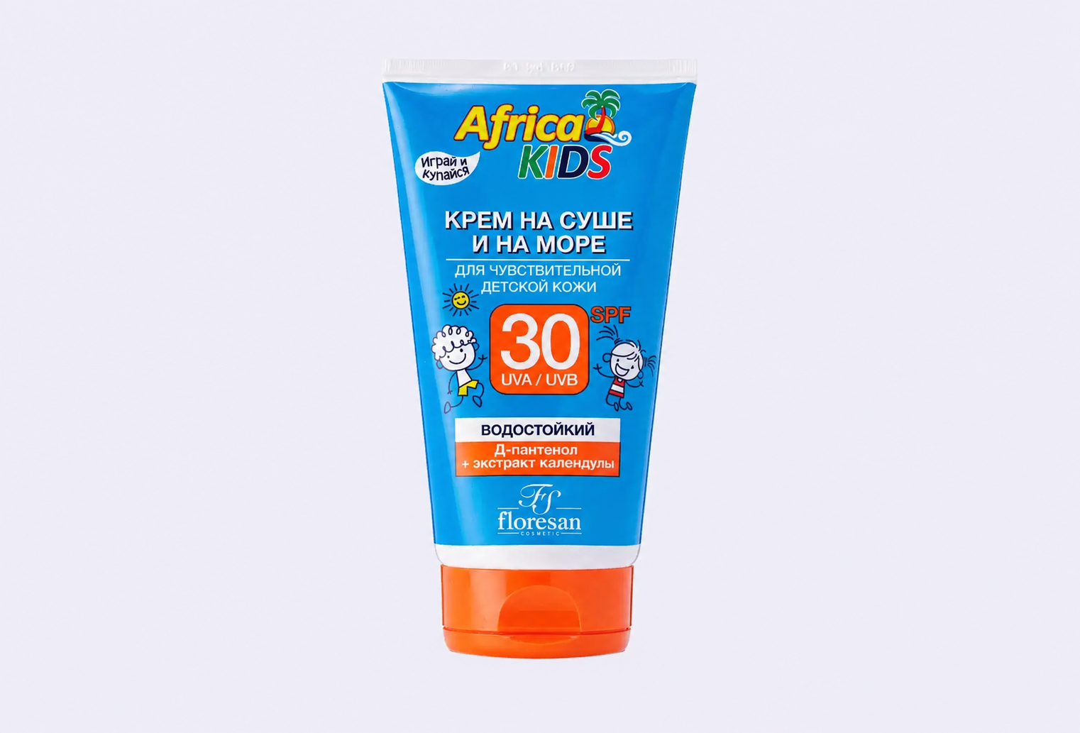 Солнцезащитный крем для детей SPF30 FLORESAN Africa kids
