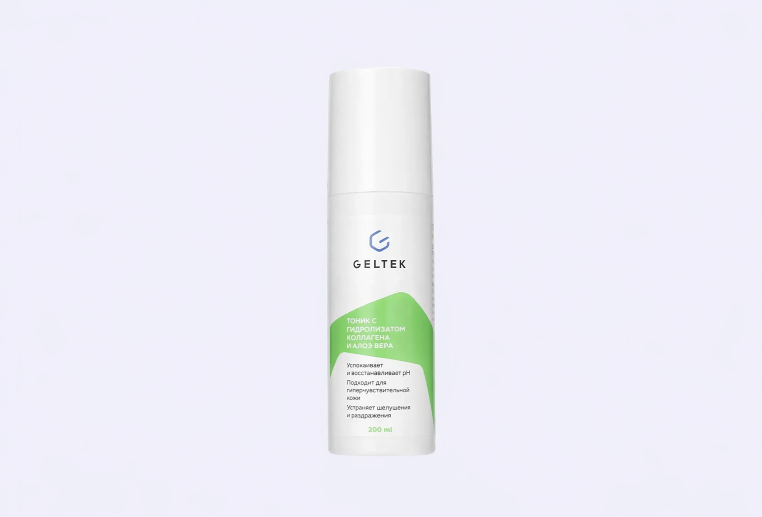 Тоник для лица ГЕЛЬТЕК collagen hydrolysate and aloe vera