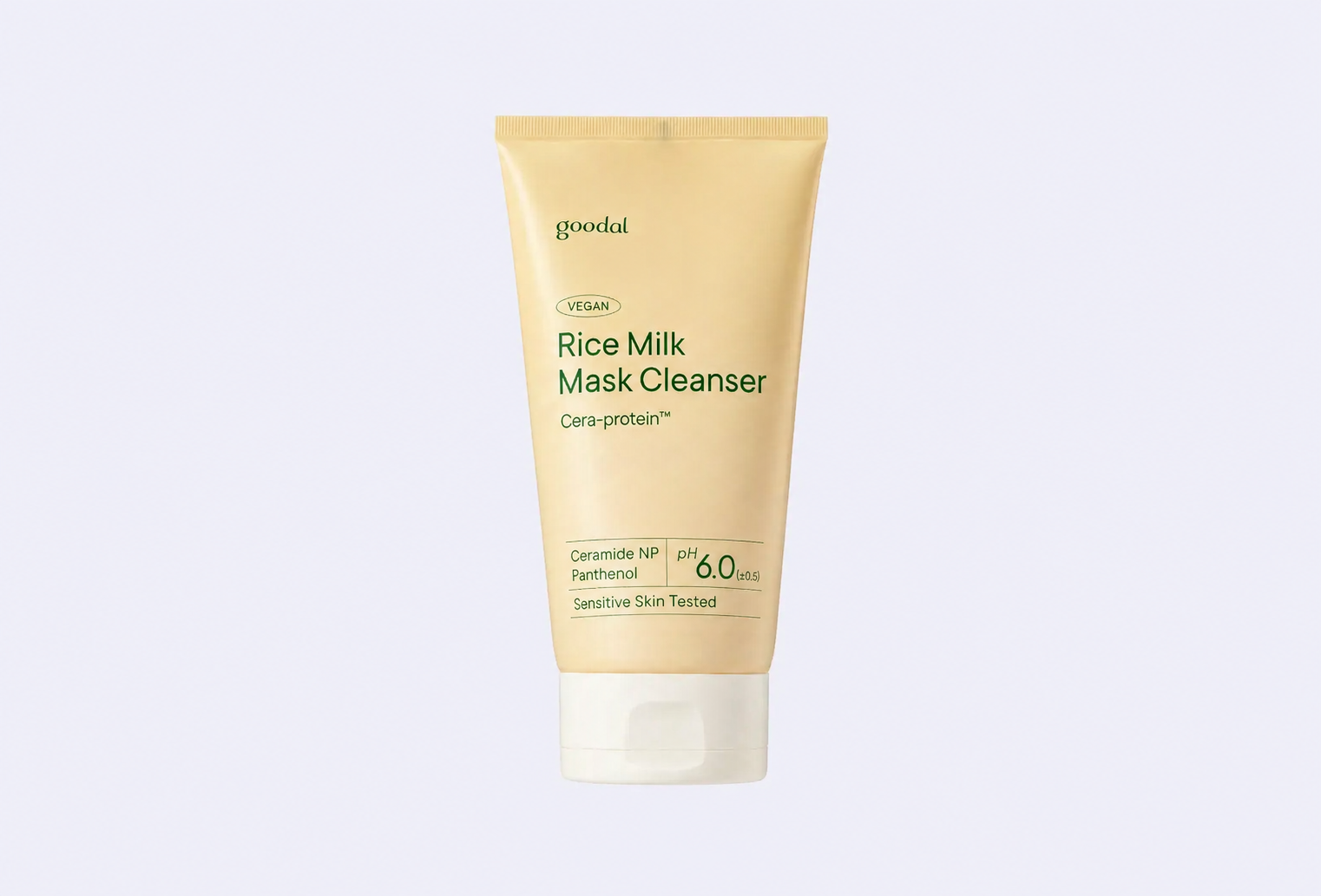 Очищающая маска-пенка для лица GOODAL VEGAN RICE MILK