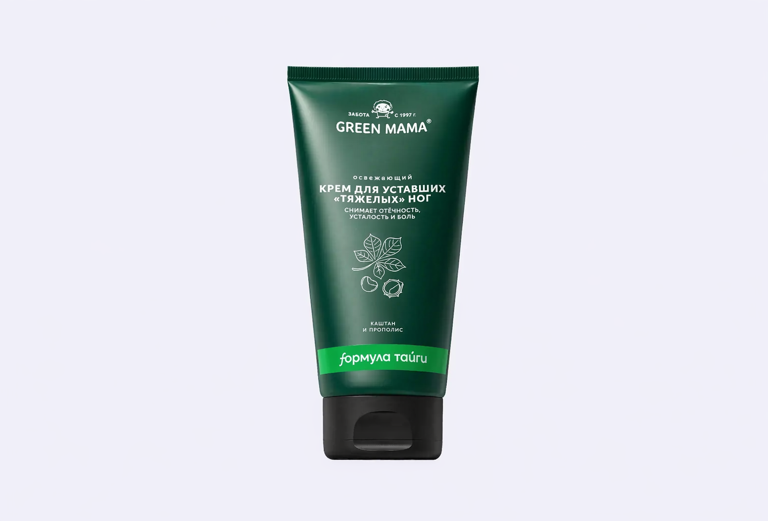 Крем для ног GREEN MAMA Каштан и Прополис