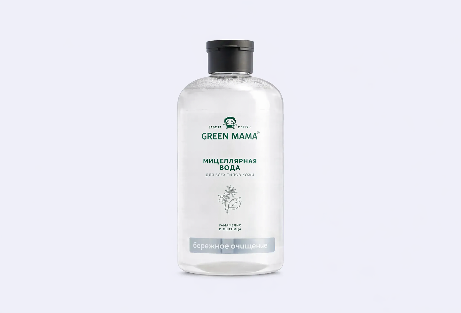 Мицеллярная вода GREEN MAMA Для бережного и эффективного очищения